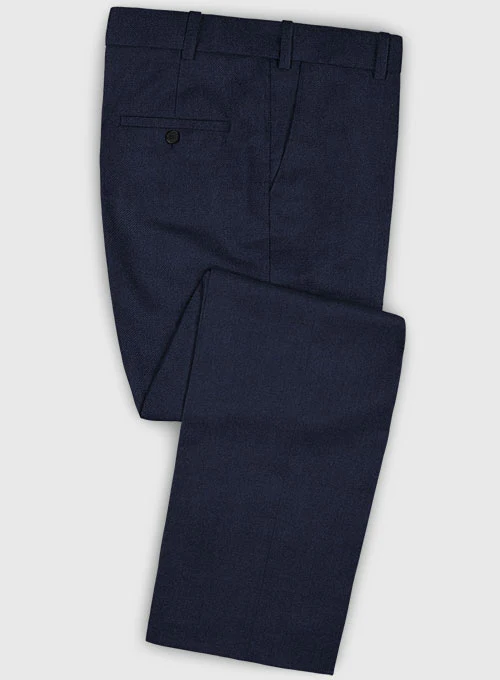 Lanificio Zegna Trofeo Navy Blue Wool Suit - Image 5
