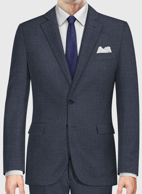 Lanificio Zegna Trofeo Slate Blue Wool Jacket - Image 3