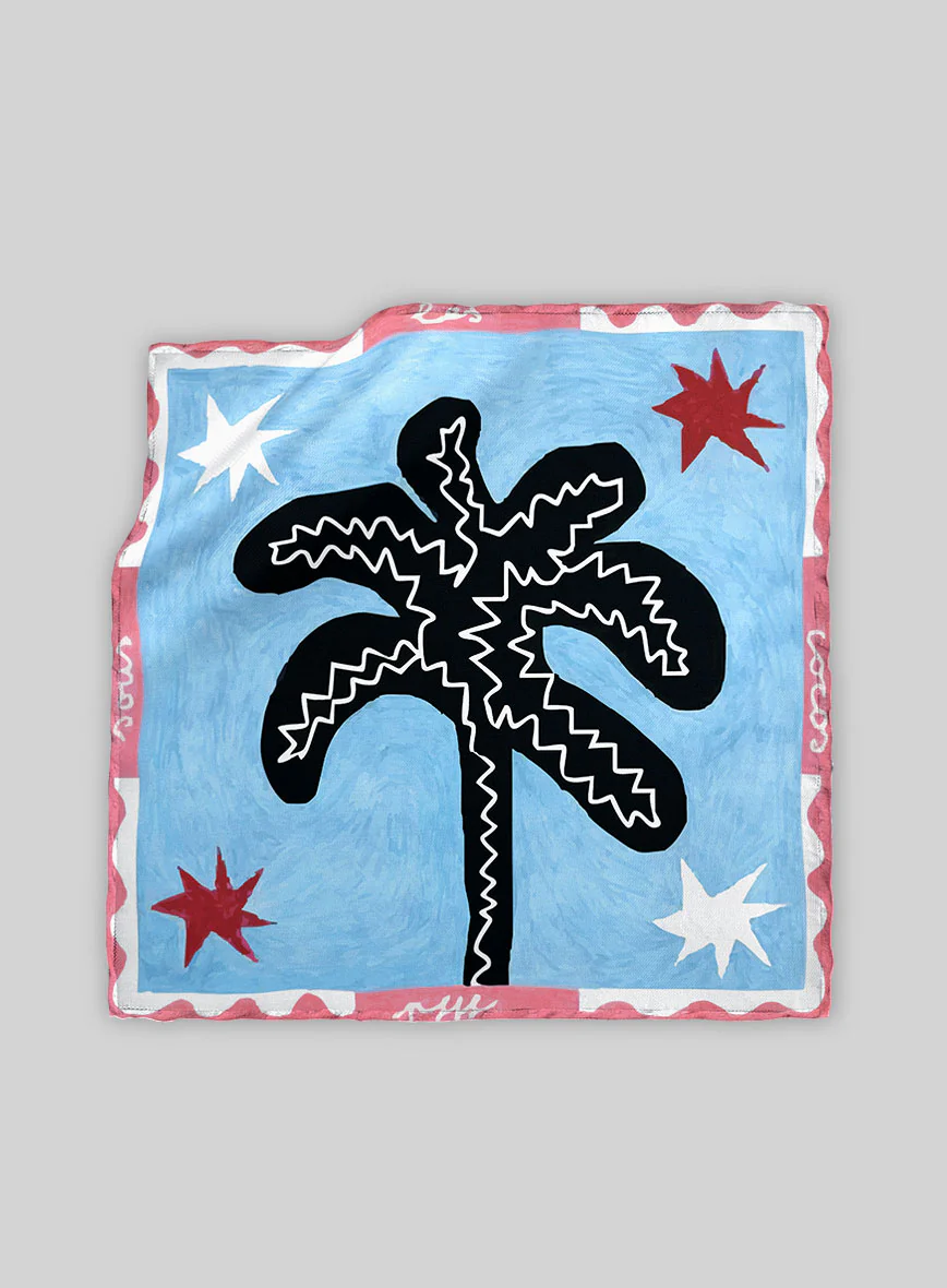 Zigpalma Silk Pocket Square